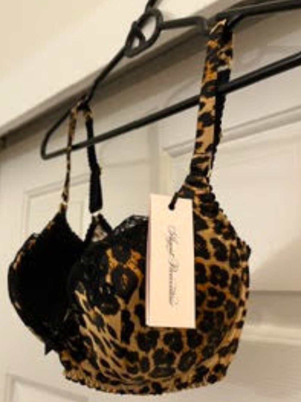 NWT Agent Provocateur Molly Bra 32E Leopard/Black